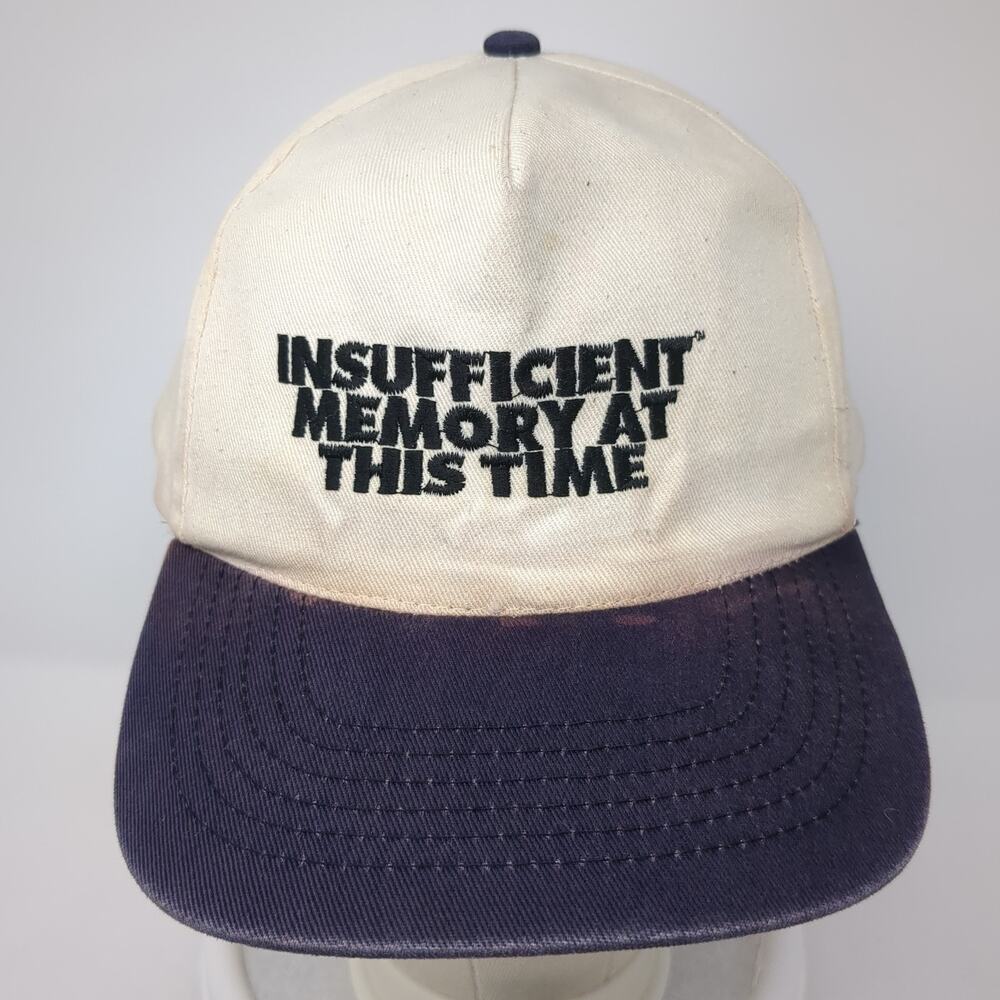 Insufficient Memory At This Time Snapback Hat Mul… - image 2